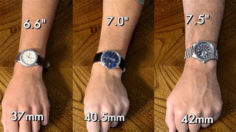 Wrist Size Vs Watch Size Comparison Snk803 Bambino Nighthawk Etc