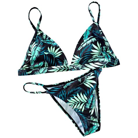 Buy Belleziva Swimwear Women Sexy Micro Bikinis Set Brazilian Bikini Swimsuit