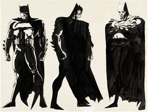Dark Knight Sketches By Frank Miller Circa 1989 Arte Batman Arte De