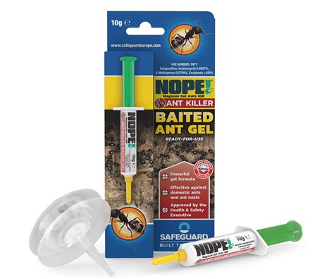 Nope Ant Killer Reusable Bait Stations And Baited Ant Gel