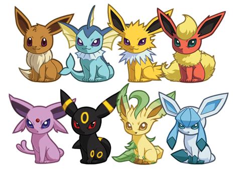 Pokemon Eeveelution Sets 1 2 By Cosplayscramble On Deviantart