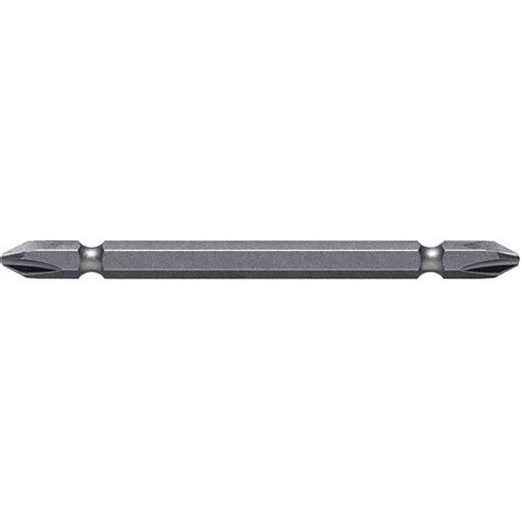 The m2 high speed steel construction along with an aggressive 135 deg. PH2 x 100mm Phillips Double Ended Driver Bit | PH2100D ...