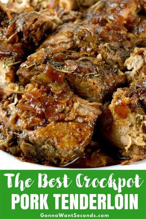 Pork tenderloin is one of those things that cooks so quickly and easily that it can easily be supper on a crazy weeknight when you have a million other things going on, or it can be dressed up as thanksgiving or christmas dinner. Crock Pot Pork Tenderloin | Recipe | Tenderloin recipes ...