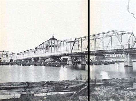 3rd Street Bridge In The 50s Bay City Michigan Bay City City