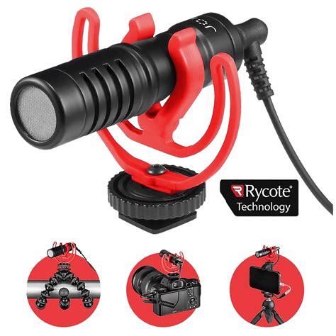 buy joby wavo 3 5 jack wired microphone with safety locking disk black and red online croma