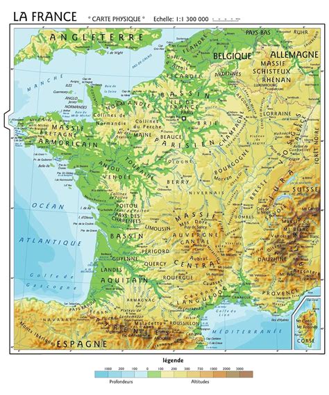 Cartina Geografica Francia Fisica Cartina