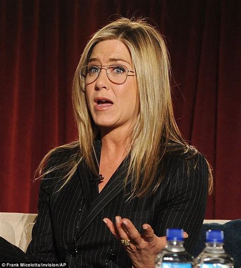 Jennifer Aniston Wears Glasses To Chat With Friends Director Daily