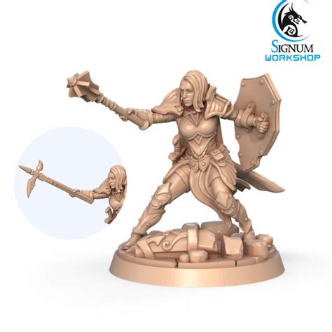 3d Printable Dahlia Knight Of The Temple Of Aria By Signum Workshop