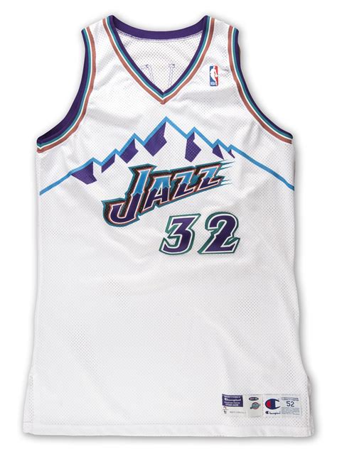 Hello r/utahjazz, i come as a heat fan with these jersey concepts i designed. Lot Detail - 1997-98 Karl Malone Utah Jazz Game Worn Jersey