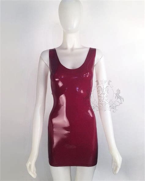 latex rubber tank dress vex clothing vex inc latex clothing