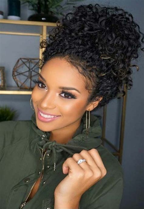 The best everyday hairstyles for naturally curly hair pictures. Latest 2018 Wedding Hairstyles for Black Women | Cute ...