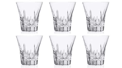 Double Old Fashioned Set Of 4 Crystal Whiskey Glasses Mikasa