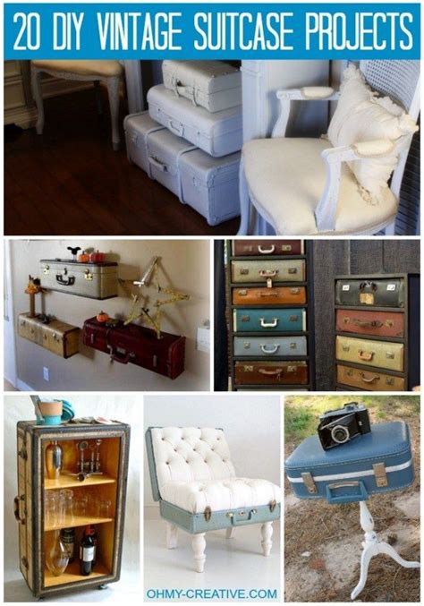 20 Diy Vintage Suitcase Decorating Ideas Vintage Home Decor Vintage Decor Diy Furniture
