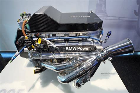 Bmw V10 Formula One Engine On Display In Bmw Museum Editorial Photo