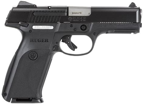Ruger 3321 Sr9 Standard Double 9mm Luger 41 171 Black Polymer Grip