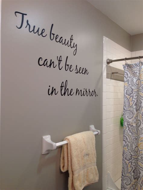 Bathroom Decal Mirror Decal Wall Decal Sticker Quote Available In 30 Different Colors You Re