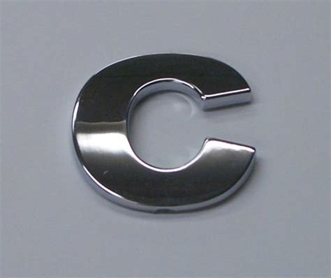 Chrome Letter C Car Badge Uk