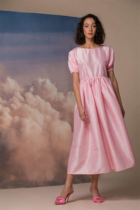 Pink Taffeta Dress Dresses Images 2022