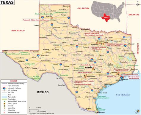 Texas And Arkansas Map