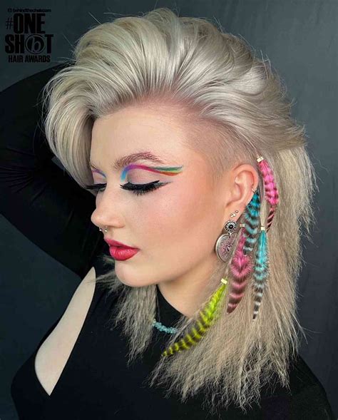 punk 80s hairstyles for women