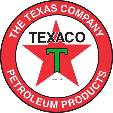 Texaco Petroleum Texas Company Motor Oil Baked Enamel Metal Sign