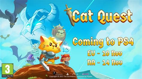 Cat Quest Ps4 Release Date Announcement Trailer Youtube