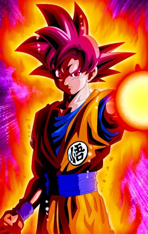 Goku Super Saiyan God Dragon Ball Super