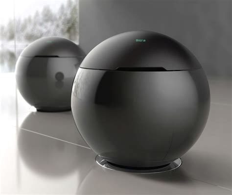 Spherical Connected Toilets Futuristic Aesthetic Toilet Design