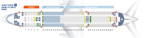 Seat Map Boeing United Airlines Best Seats In Plane