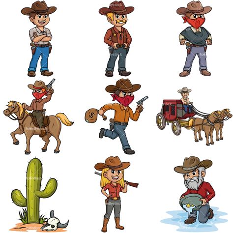 Western Cartoon Clipart