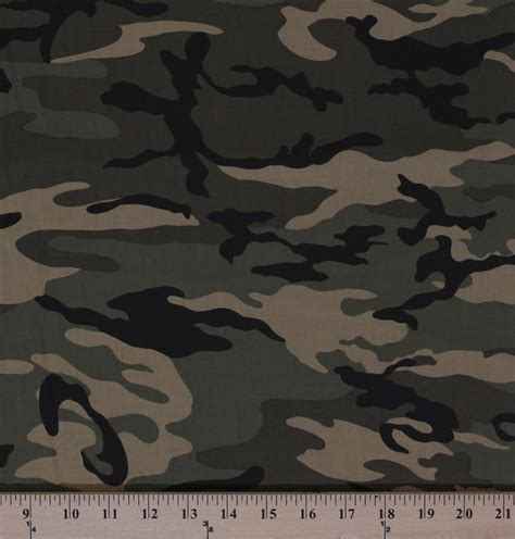 Cotton Urban Camo Camouflage Olive Cotton Fabric Print By The Yard 30170 19
