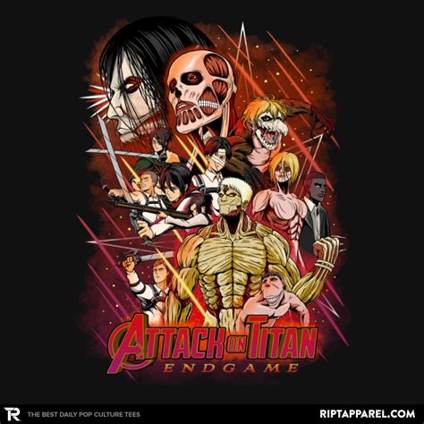 Attack On Titan Endgame Womens T Shirts Ript Apparel