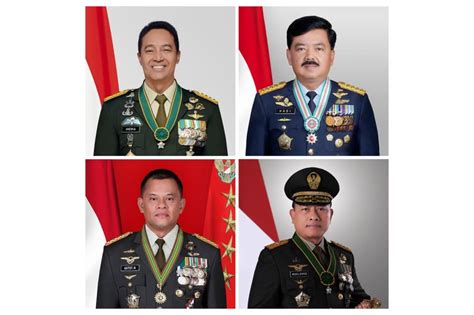 Deretan Panglima Tni Era Jokowi 3 Orang Dari Angkatan Darat