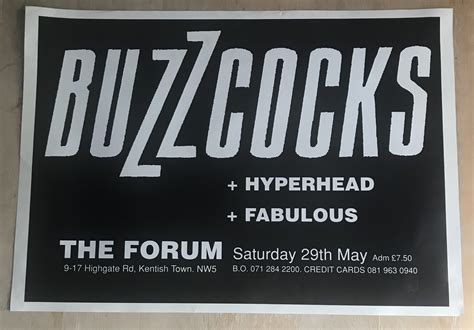 Original Buzzcocks Poster Etsy