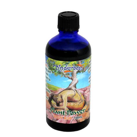 Natural Massage Oil Plant Power Body Rub Tinderbox