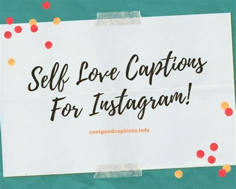 Self Love Captions For Instagram That Empowers You Nov