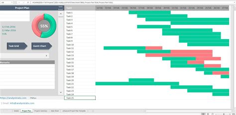 Multiple Project Management Excel Template