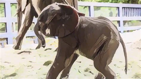 First African Elephant Calf Born At Disneys Animal Kingdom In 7 Years