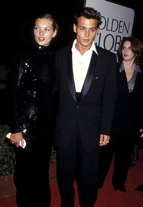 Kate Moss And Johnny Depp January 1995 Johnny Depp Kate Moss Johnny
