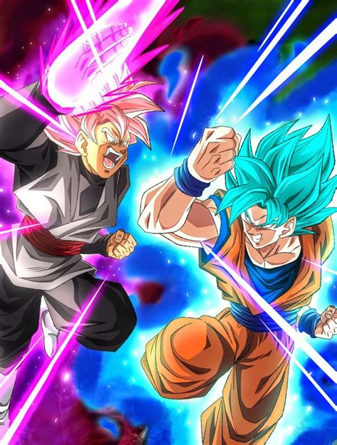Goku Vs Black In 2020 Dragon Ball Artwork Dragon Ball Art Dragon Ball Super Wallpapers