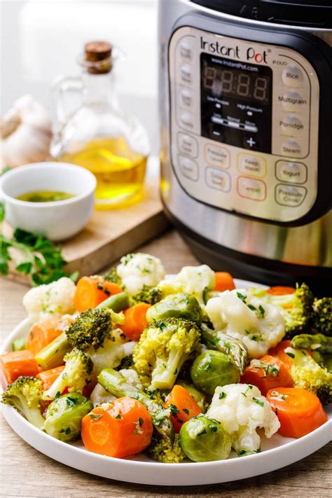 Easy Instant Pot Steamed Vegetables Step By Step How To