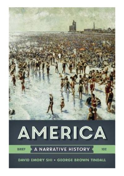 Pdf Download America A Narrative History Full Description