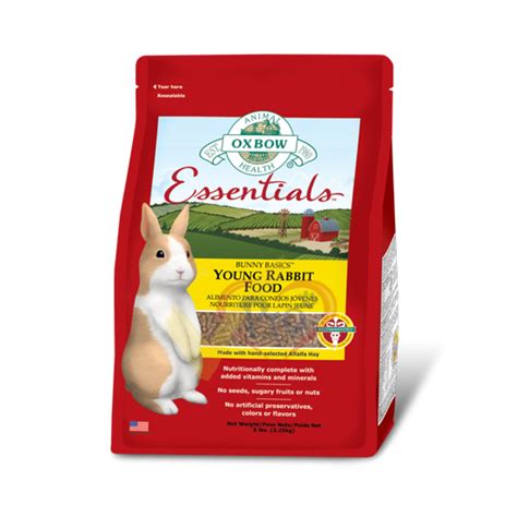 Finding the right rabbit food is vital. Oxbow Essentials-Young Rabbit Food