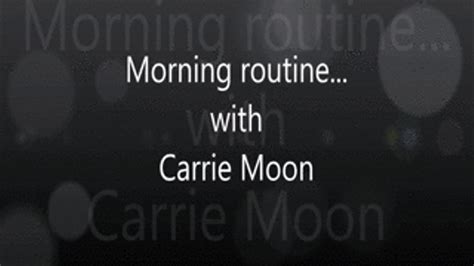 Carrie Moon In Morning Ritual Apple M4v Carrie Moon Clip Store