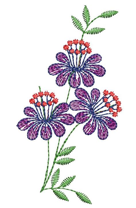 Flower Embroidery Designs Free Download
