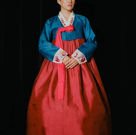 Hanbok Dress Traditional Korean Ceremony Costume Dangui Korean Royal Costume