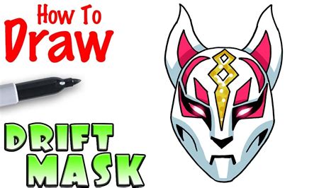 How to draw a fortnite llama easy step by step without paying a dime. How to Draw Drift's Mask | Fortnite - YouTube