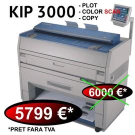Each cartridge produces clear, sharp and professional printing results. Kip 3000 - Plotter / Copiator / Scanner A0 Laser