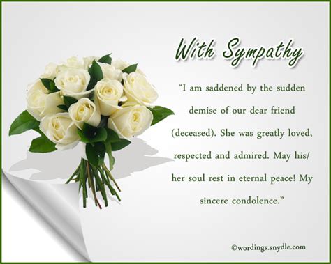 Condolence Message On Behalf Of Company