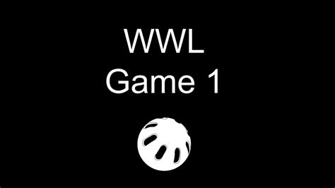 Wwl Wiffle Ball Game 1 Youtube